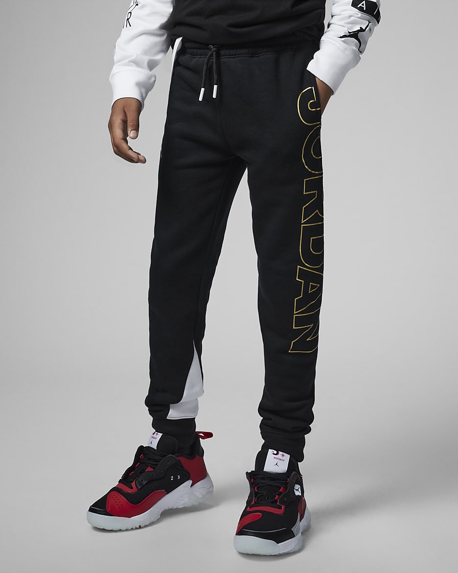 Jordan Holiday Shine Fleece Pants Big Kids Pants